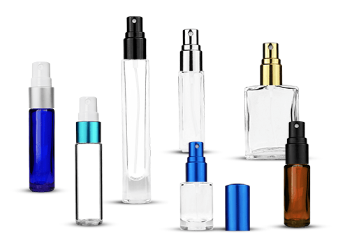 Glass Bottles with Fine Mist Sprayers